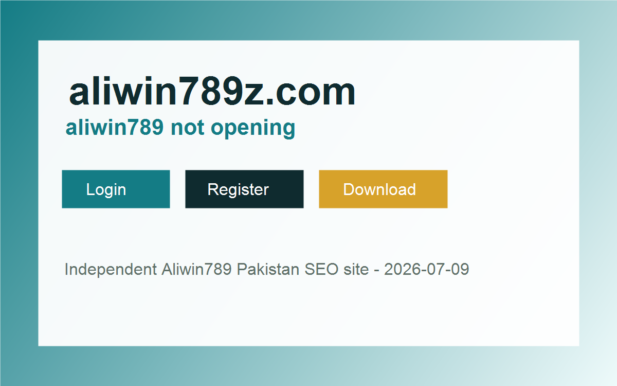 aliwin789z.com aliwin789 not opening visual